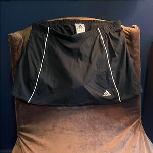 Adidas Black Skirt with White Accents